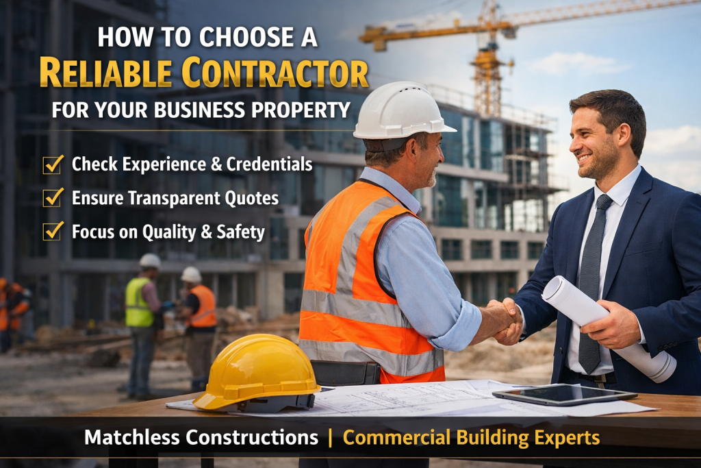 reliable contractor for business property